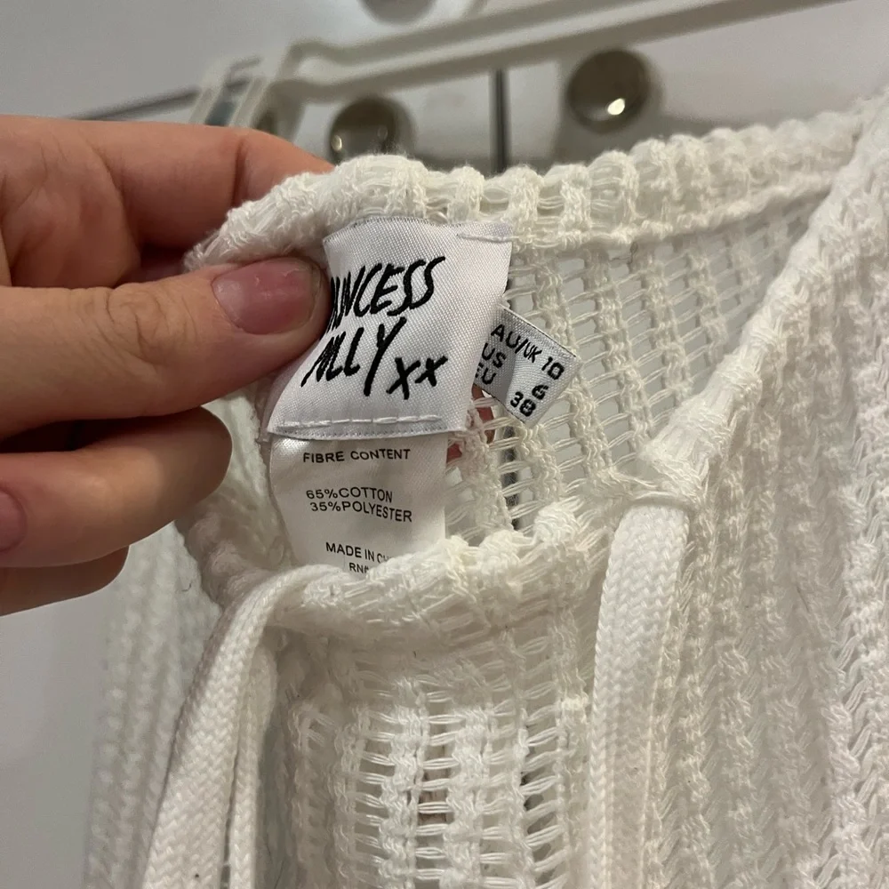 Princess Polly Cream Wide Leg Pants - Picture 2 of 3